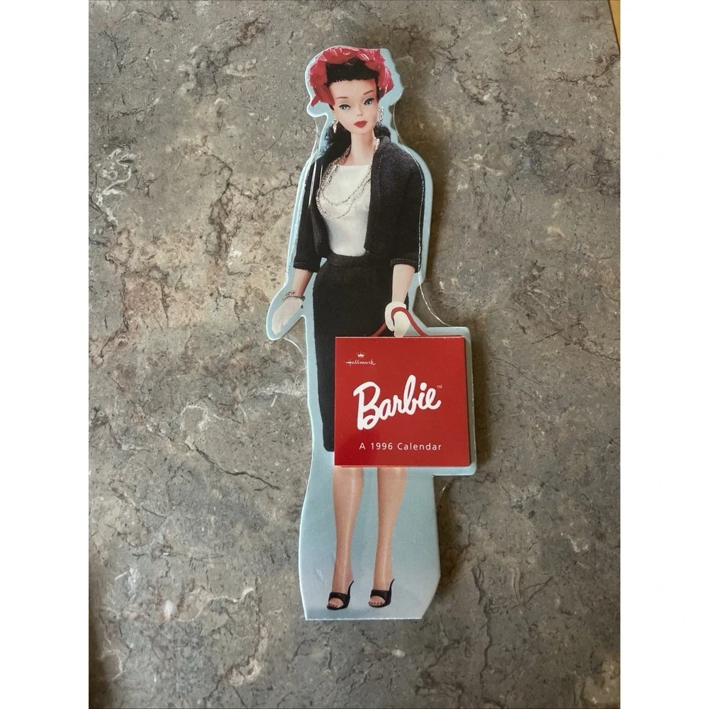 Hallmark 1996 Barbie Die Cut Calendar New In Original Shrink Wrap